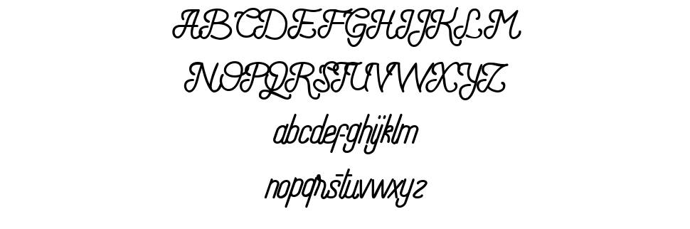 Piccolo Carino font Örnekler