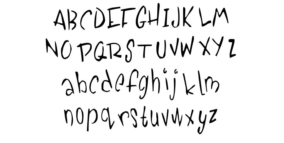 Pickabilly font Örnekler