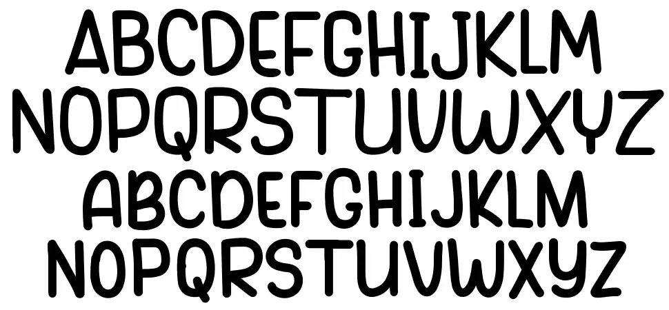 Picky Nice Monoline font specimens