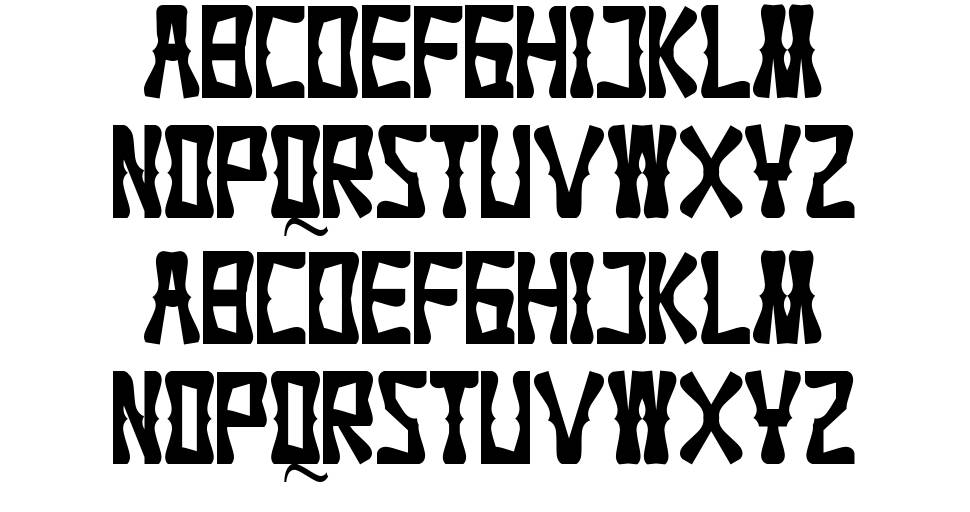 Picnic font specimens