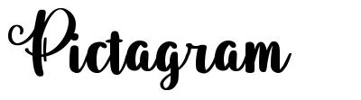 Pictagram шрифт