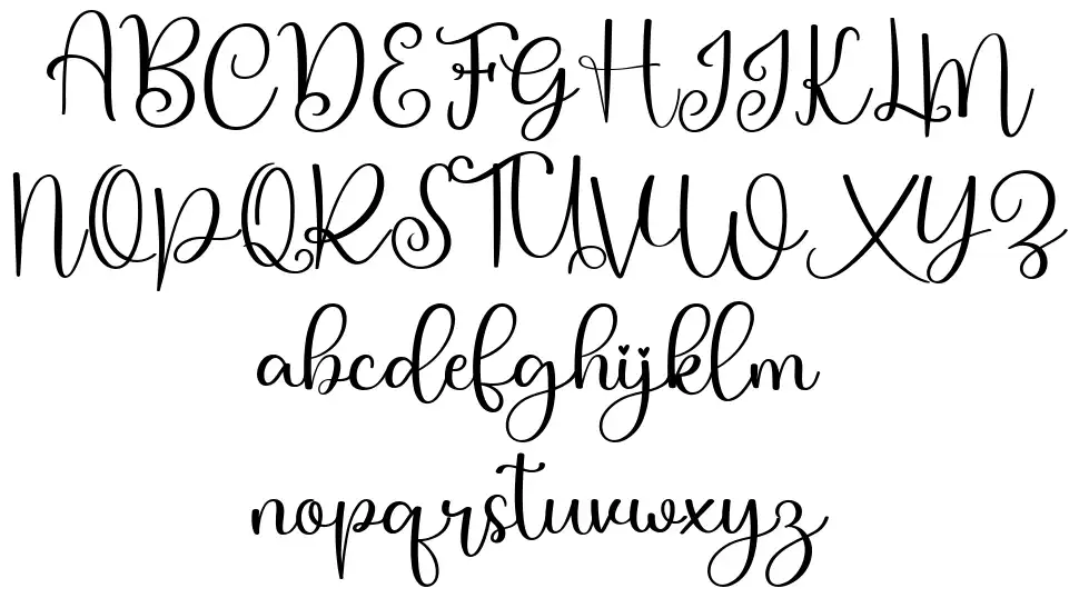 Pieapple font specimens