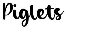 Piglets font