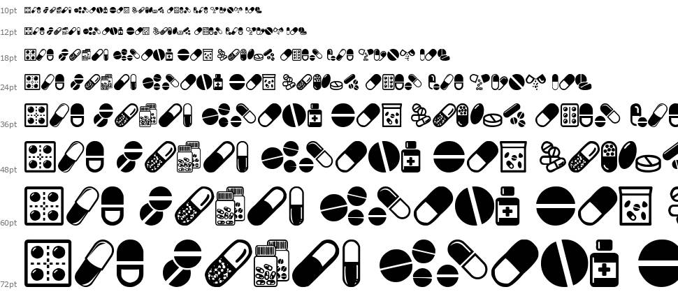 Pills Party font Waterfall