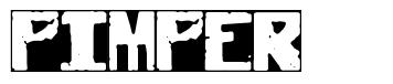 Pimper шрифт