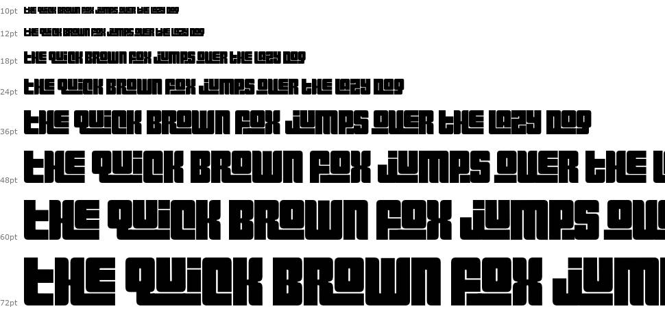 Pincoya Black font Waterfall