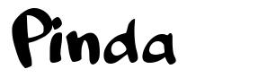 Pinda шрифт