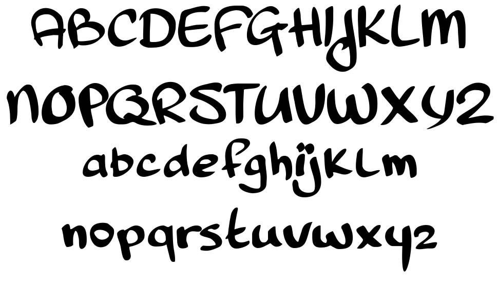 Pinda font Örnekler