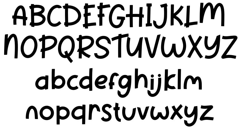 Pineapple Party font specimens