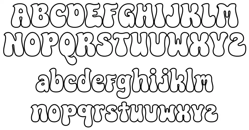 Pinewood Outline font by Måns Grebäck FontRiver