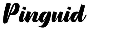 Pinguid шрифт