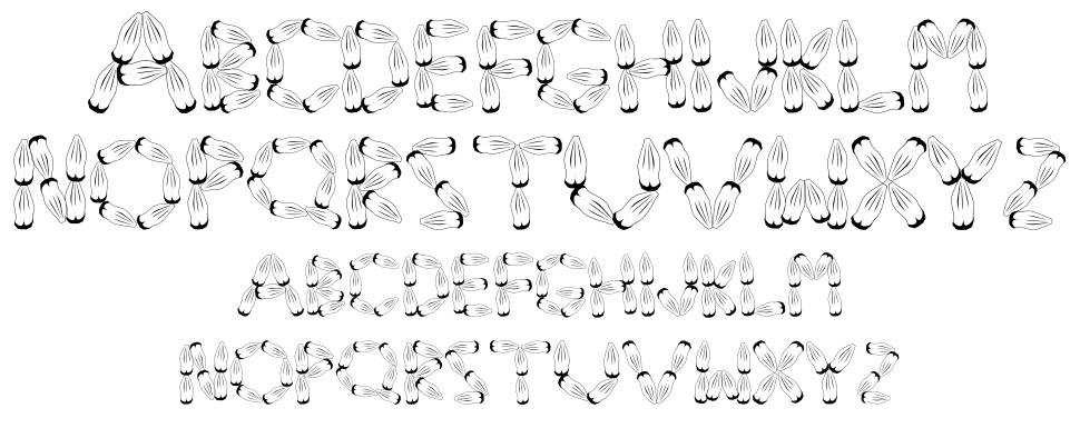 Pinho font Örnekler