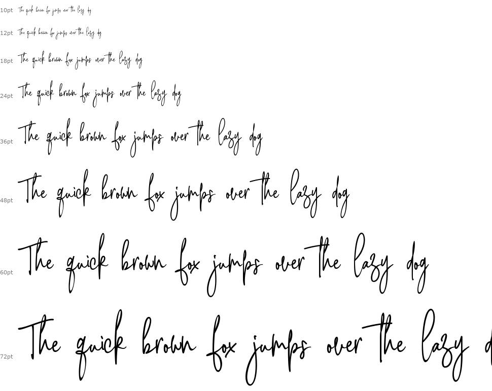 Pink Script font Şelale