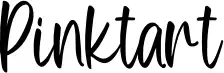 Pinktart schriftart