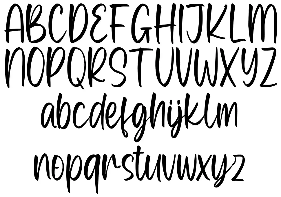 Pinktart schriftart Vorschau