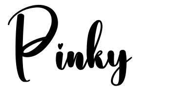 Pinky шрифт
