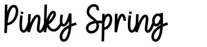 Pinky Spring font