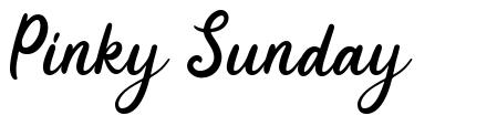 Pinky Sunday font