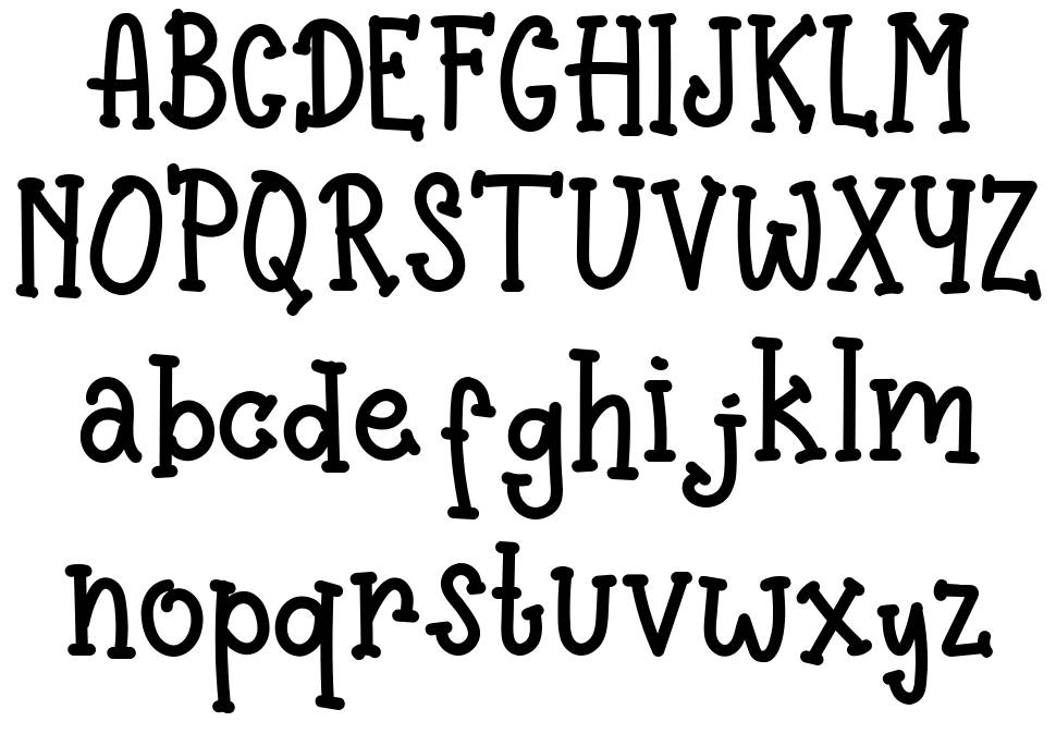 Pinnocio font Örnekler