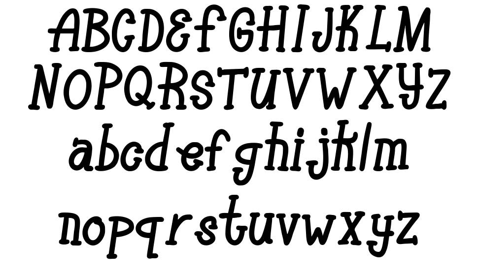 Pinokimono font Örnekler