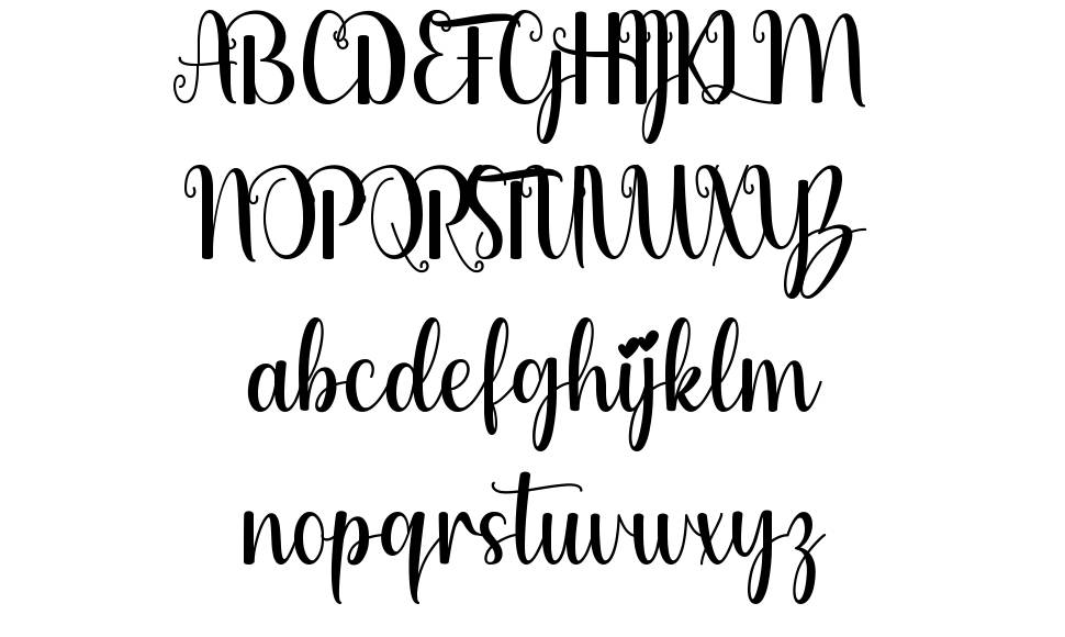 Pinokio font Örnekler