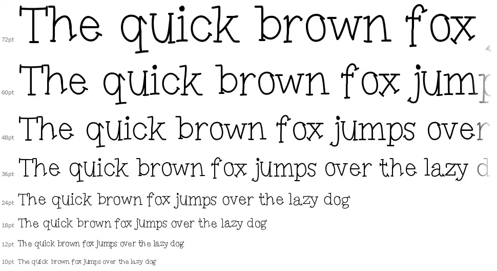 Pinwheelfont waterfall