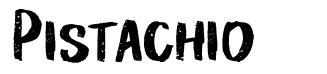Pistachio font