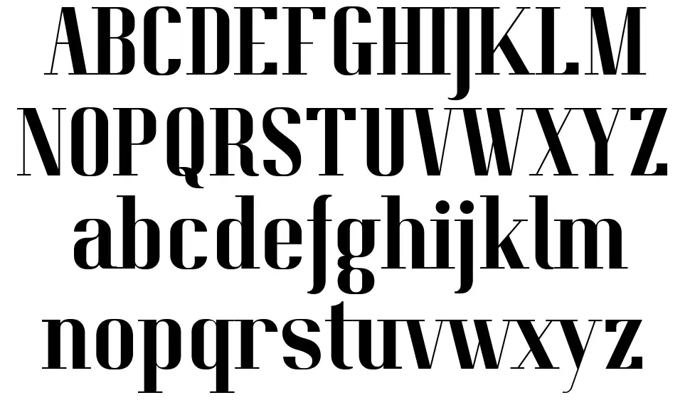 Pitch Display font by Kate Wiliwinska FontRiver