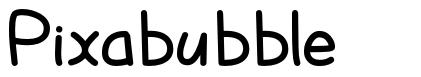Pixabubble font