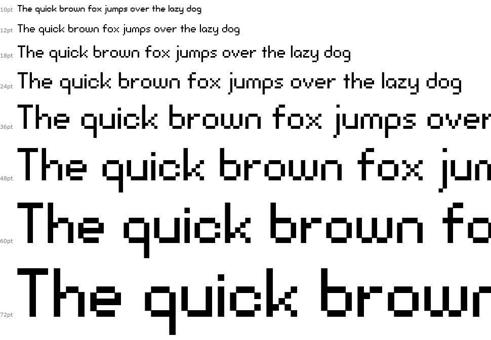 Pixel Berry 0884 Ltd Edition font Şelale