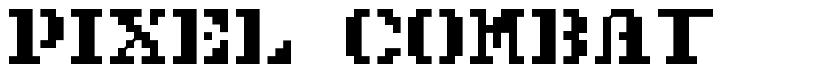 Pixel Combat 字形