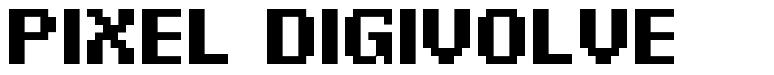 Pixel Digivolve font