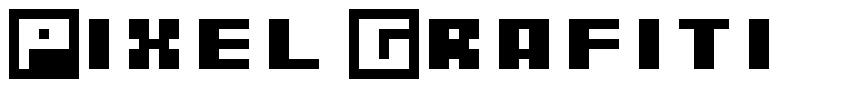 Pixel Grafiti czcionka