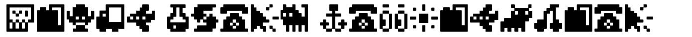 Pixel Icons Compilation 字形