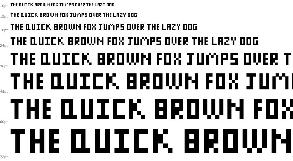 Pixel Letters font Şelale