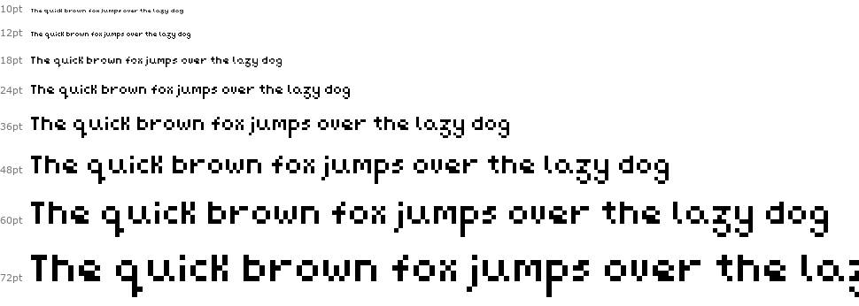 Pixel Maz font Şelale