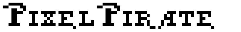 Pixel Pirate font