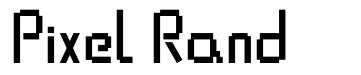 Pixel Rand font