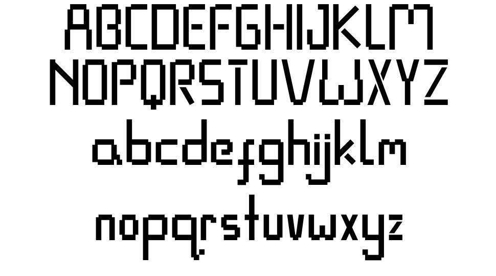 Pixel Rand フォント 標本