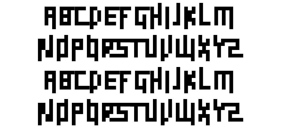Pixel Siggy font specimens