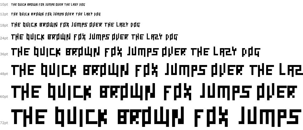Pixel Siggy шрифт Водопад