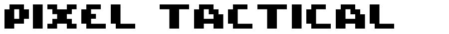 Pixel Tactical font