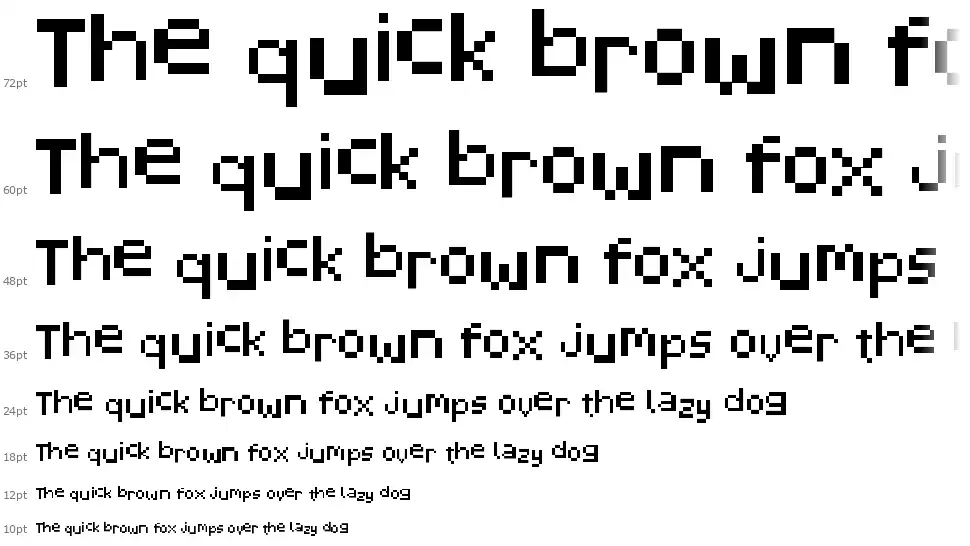 Pixelated Display font by Jetsmax Studio FontRiver