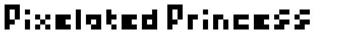 Pixelated Princess font
