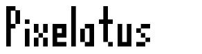 Pixelatus шрифт