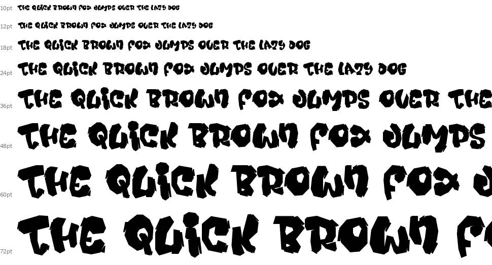 Pixeldrop font Şelale