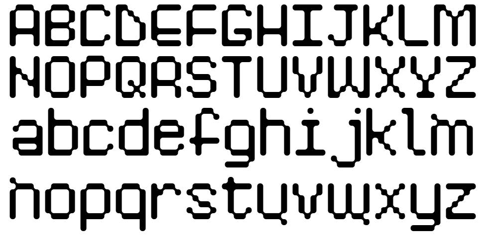 Pixelogist font specimens