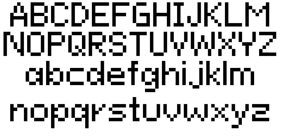 Pixeloid Sans font
