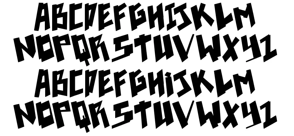 Pixelpunkfont specimens