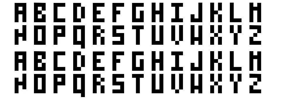 Pixelzim 3x5 font Örnekler